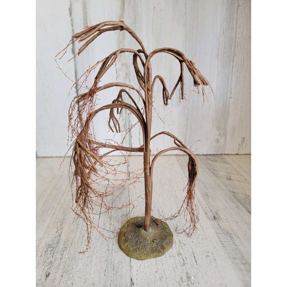 Lemax tree spooky Brown Willow tree fall‎ village accessory Xmas Halloween